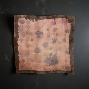 Hand Painted Silk Scarf - Forgotten Garden